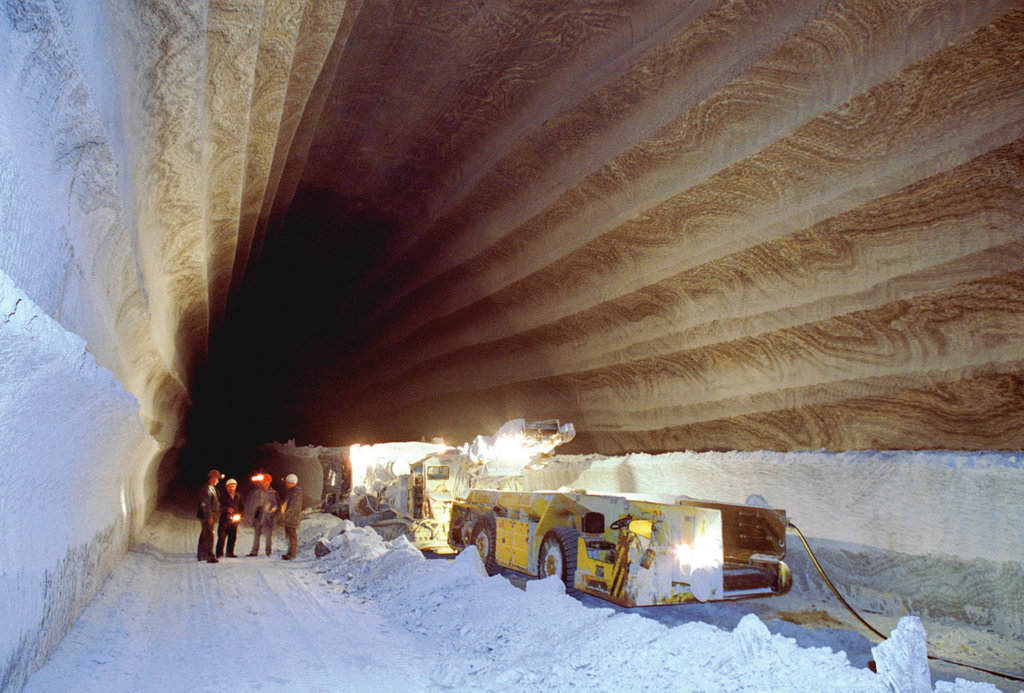 Строительство подземного склада сильвинитовой руды. Рудник БКПРУ-4