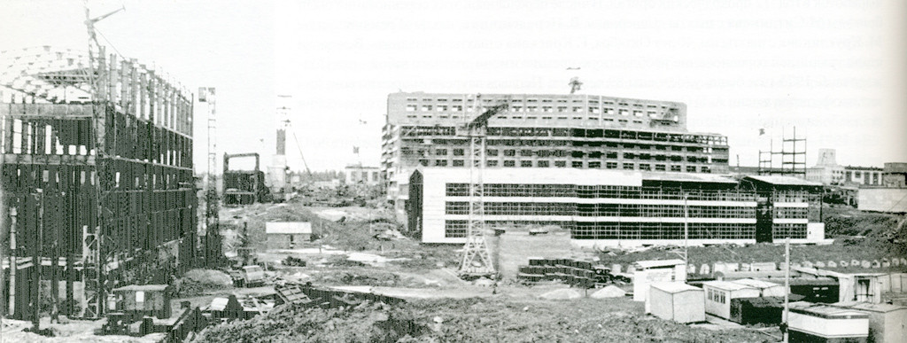 Панорама строительства БКРУ-2, 1969 г.